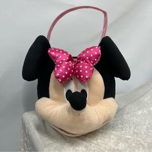 Minnie Mouse face large plush Basket Easter Halloween
